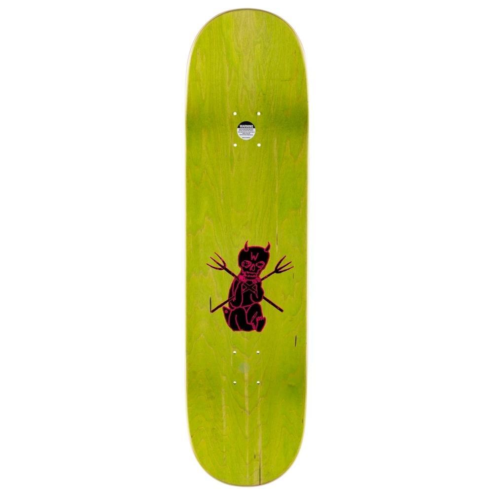 Welcome Intruder on Evil Twin Black Skateboard Deck