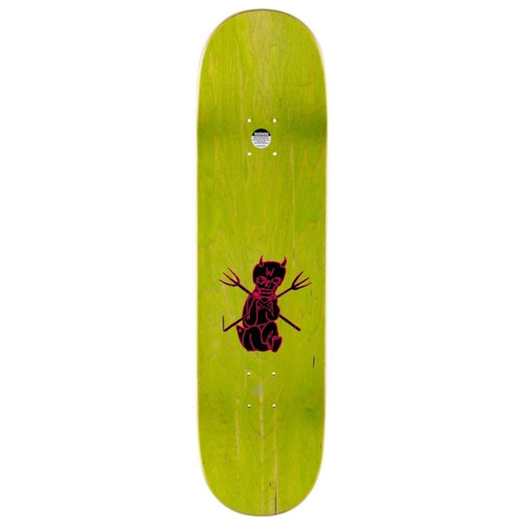 Welcome Intruder on Evil Twin Black Skateboard Deck