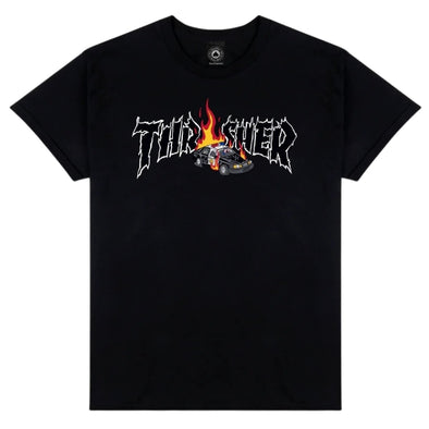 Thrasher Cop Car Neckface Tee Black