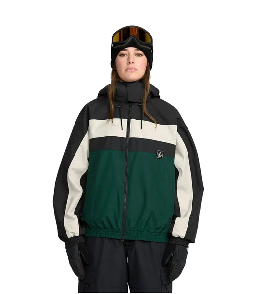 Volcom DLM Gore-Tex Snow Jacket Black Green 2026