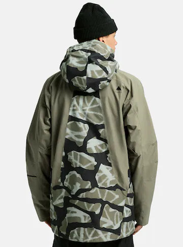 Burton Mens Reserve 2L Jacket Graffiti Camo/ Forest Moss 2026