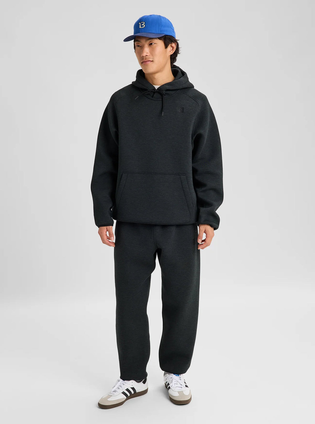Burton Men's SpaceCloud Pullover Hoodie True Black Heather