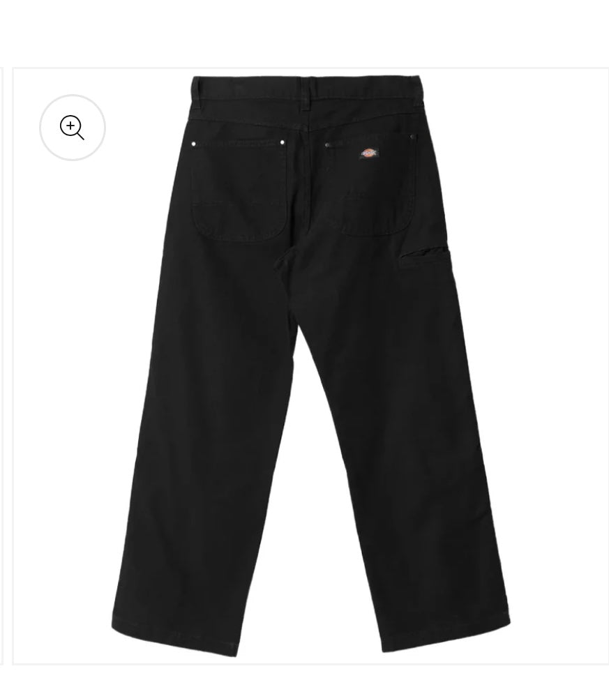 Dickies x Thrasher Relaxed Fit Canvas Jeans Black