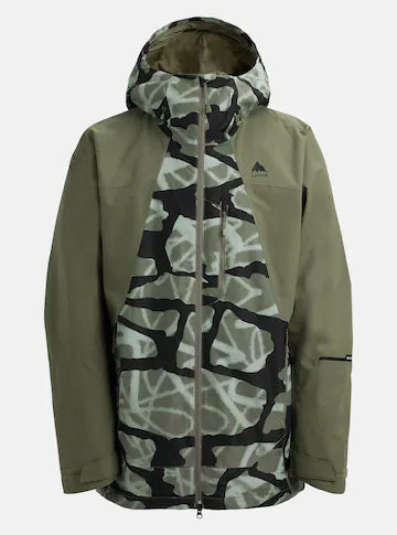 Burton Mens Reserve 2L Jacket Graffiti Camo/ Forest Moss 2026