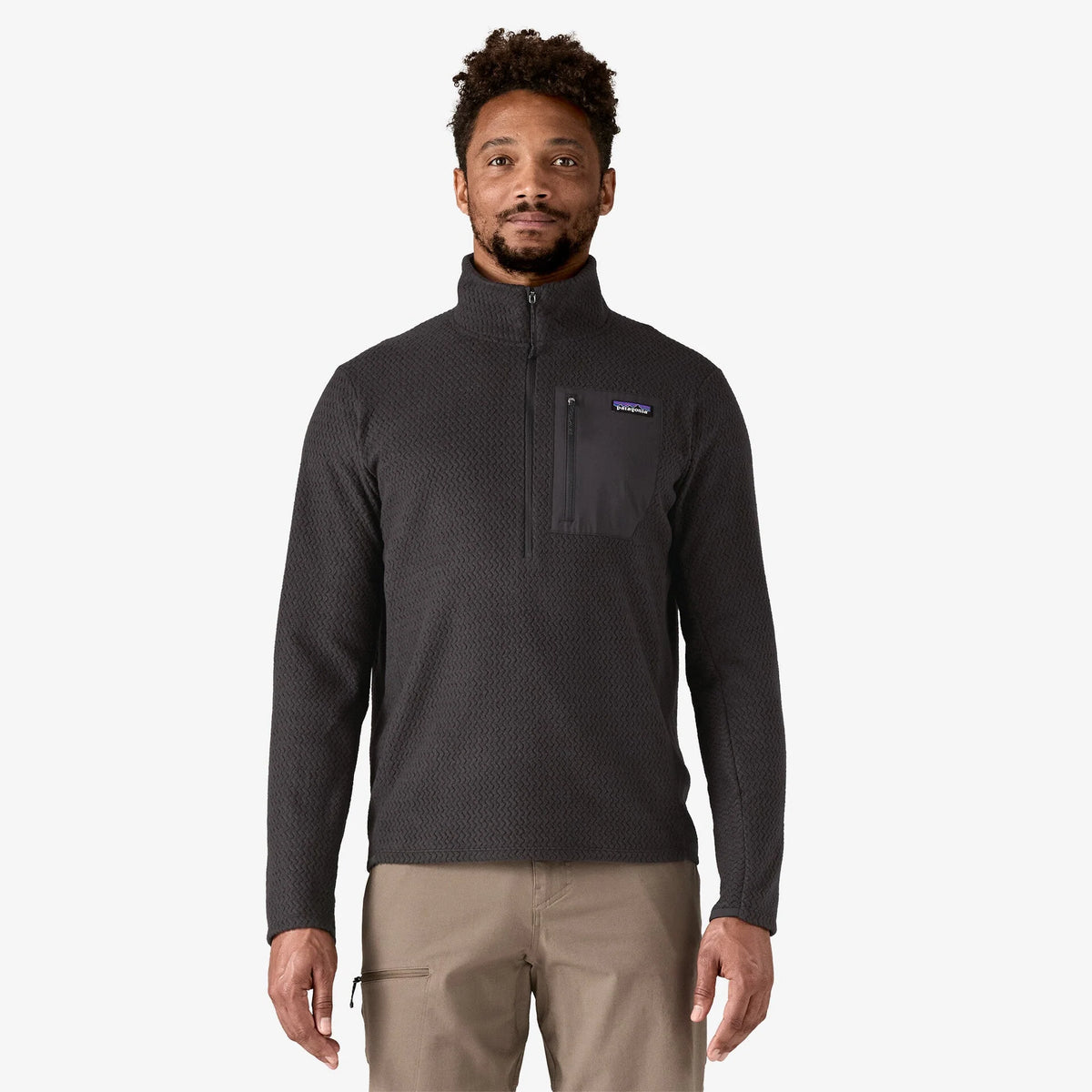 Patagonia Men's R1® Air Zip-Neck Black