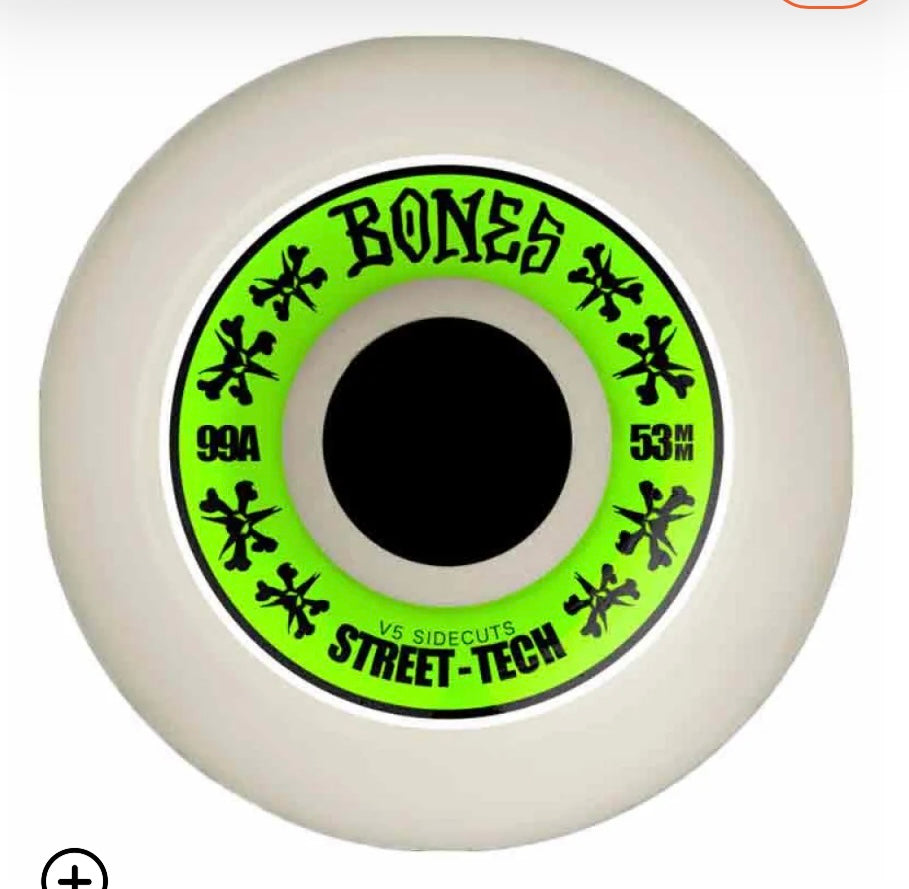 Bones Street Tech Sidecut V5 99A 54mm