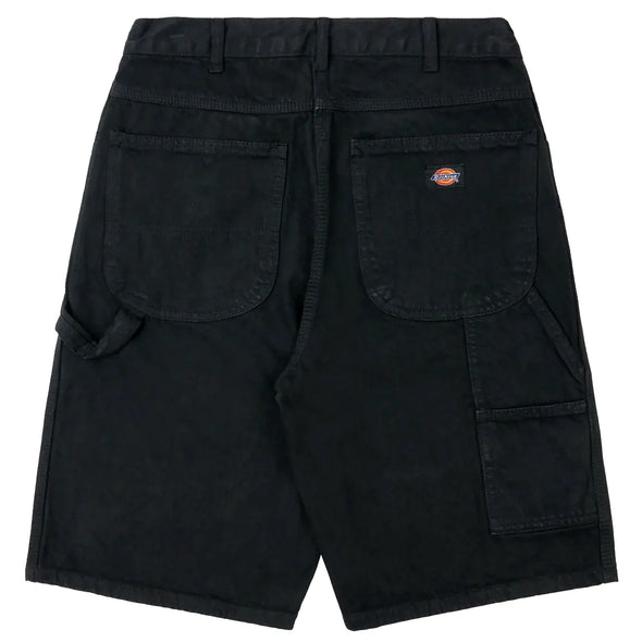Dickies DX200Y Youth Denim Relaxed Fit Carpenter Shorts Rinsed black