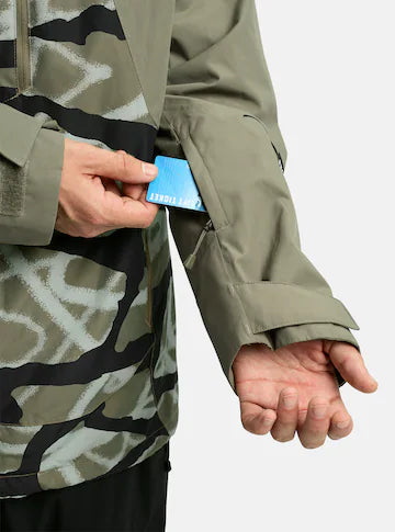 Burton Mens Reserve 2L Jacket Graffiti Camo/ Forest Moss 2026