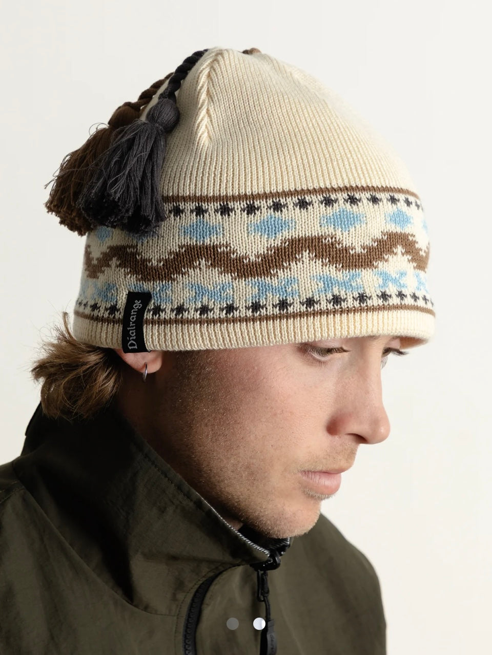 Dial Range Tassie skull cap Beanie Crème