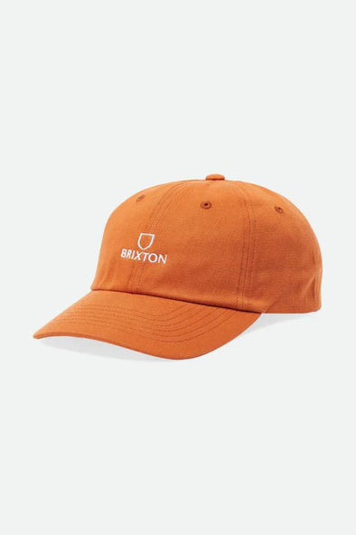 Brixton Alpha LP Cap Paradise Orange Vintage Wash