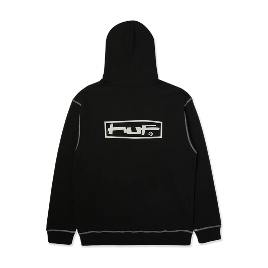 HUF Stretch Full-zip Hoodie Black