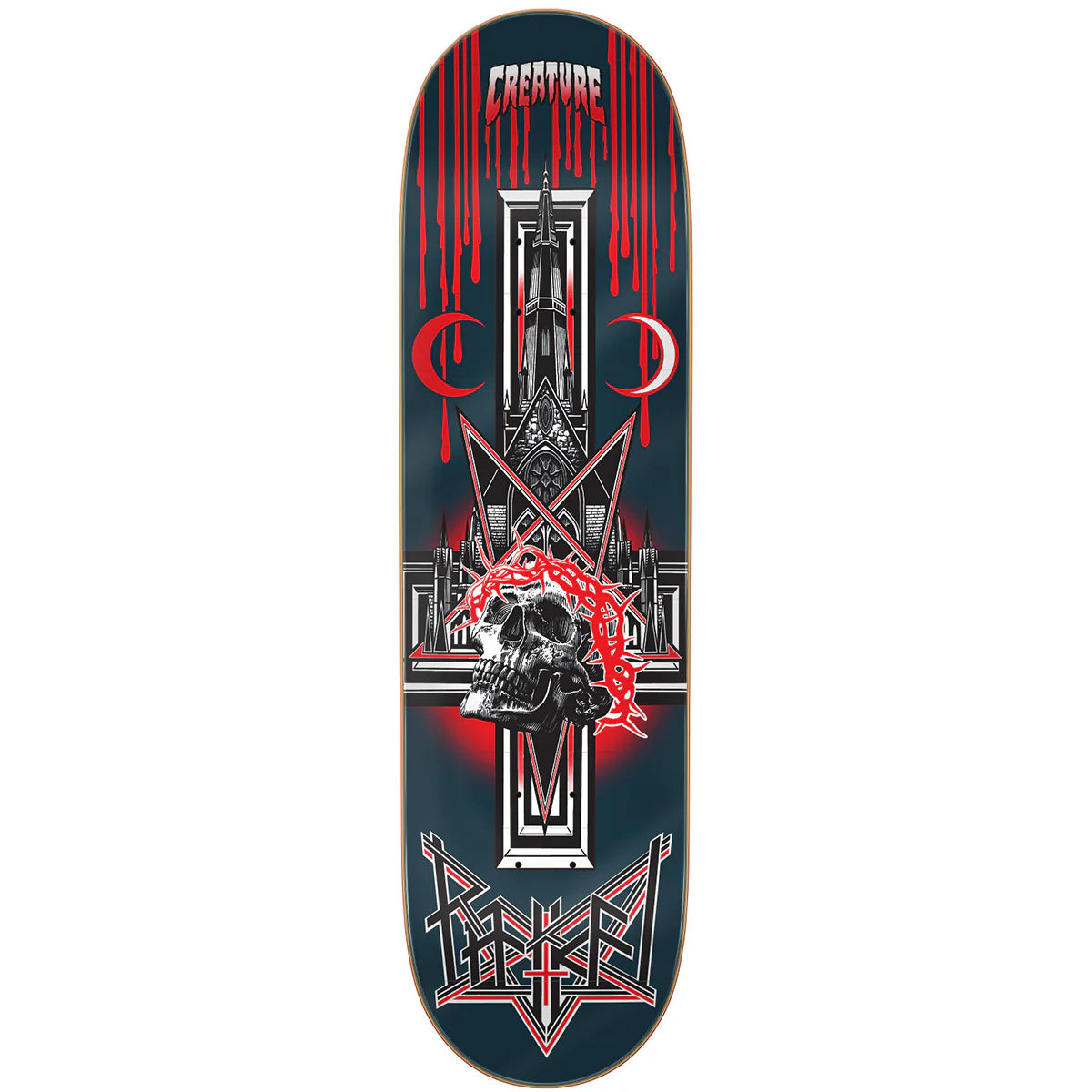 Creature Kevin Baekkel Metal XX Pro Skateboard Deck
