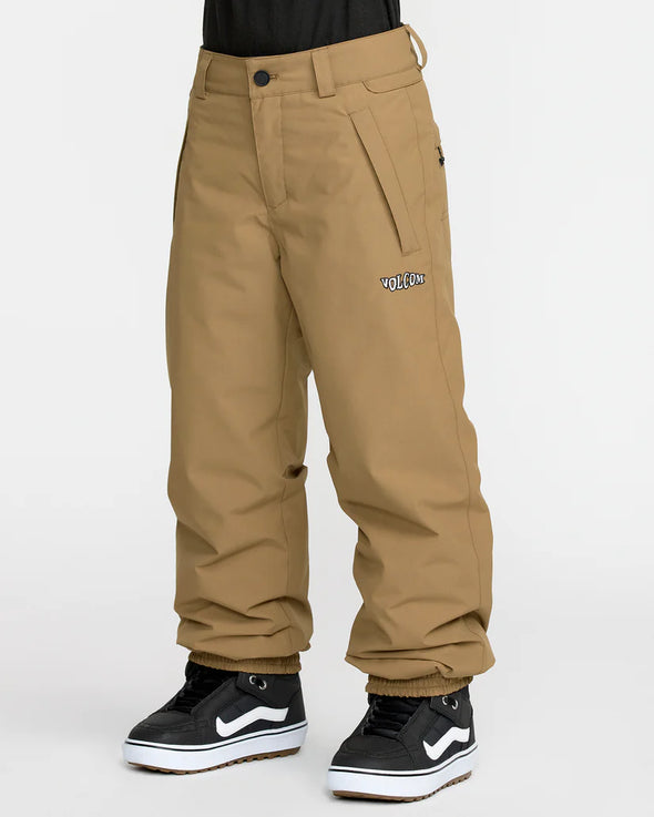 Volcom Youth Chaos Insulated Pant Bronze