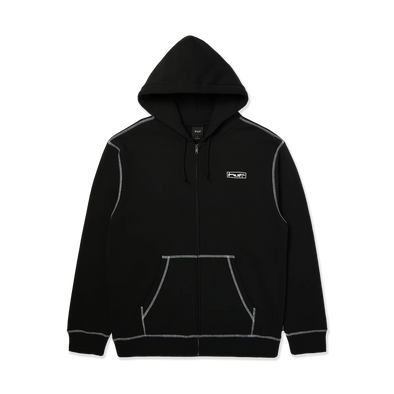 HUF Stretch Full-zip Hoodie Black