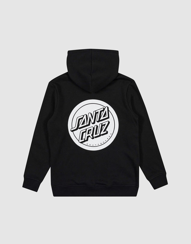 Santa Cruz Reverse Dot Mono Hoodie Black