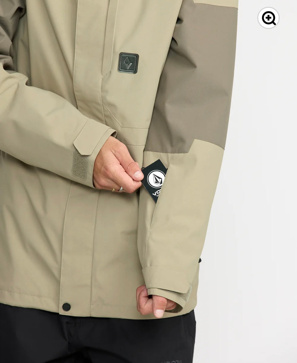 Volcom Primry Mens Jacket Moss Green