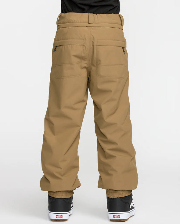 Volcom Youth Chaos Insulated Pant Bronze