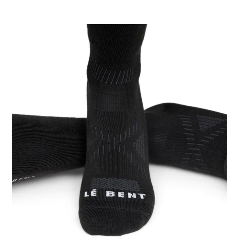 Le Bent Targeted Cushion Logo Snow Sock Black