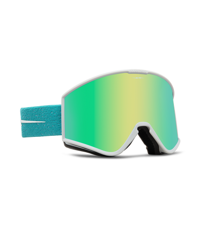 Electric Kleveland Goggles Crocus Speckle / Green Chrome + Dark Grey