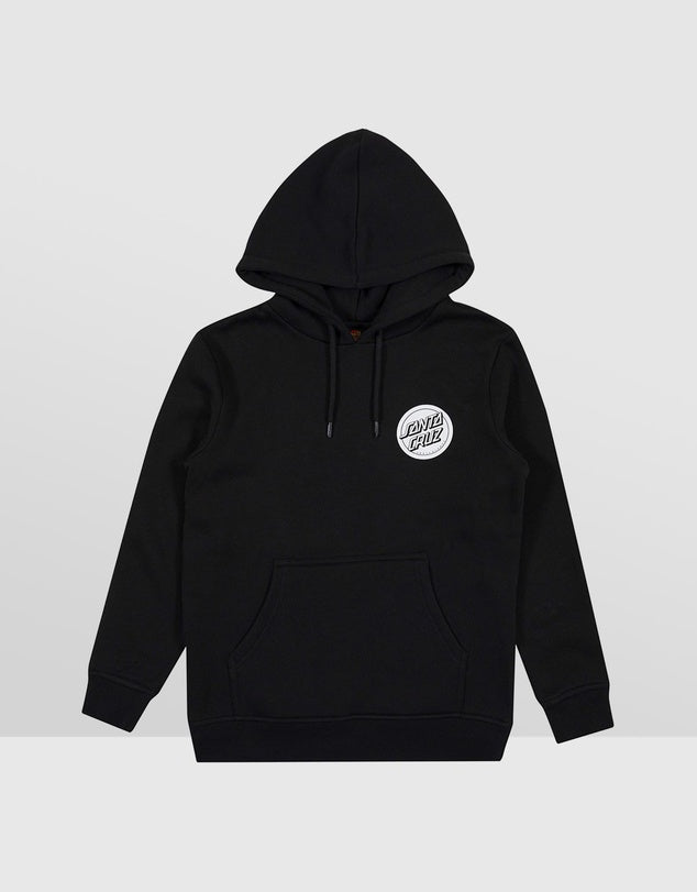 Santa Cruz Reverse Dot Mono Hoodie Black
