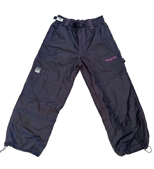 Whiteroom x Amigoz Barbed Heart Carpenter Snow Pants Black Pink