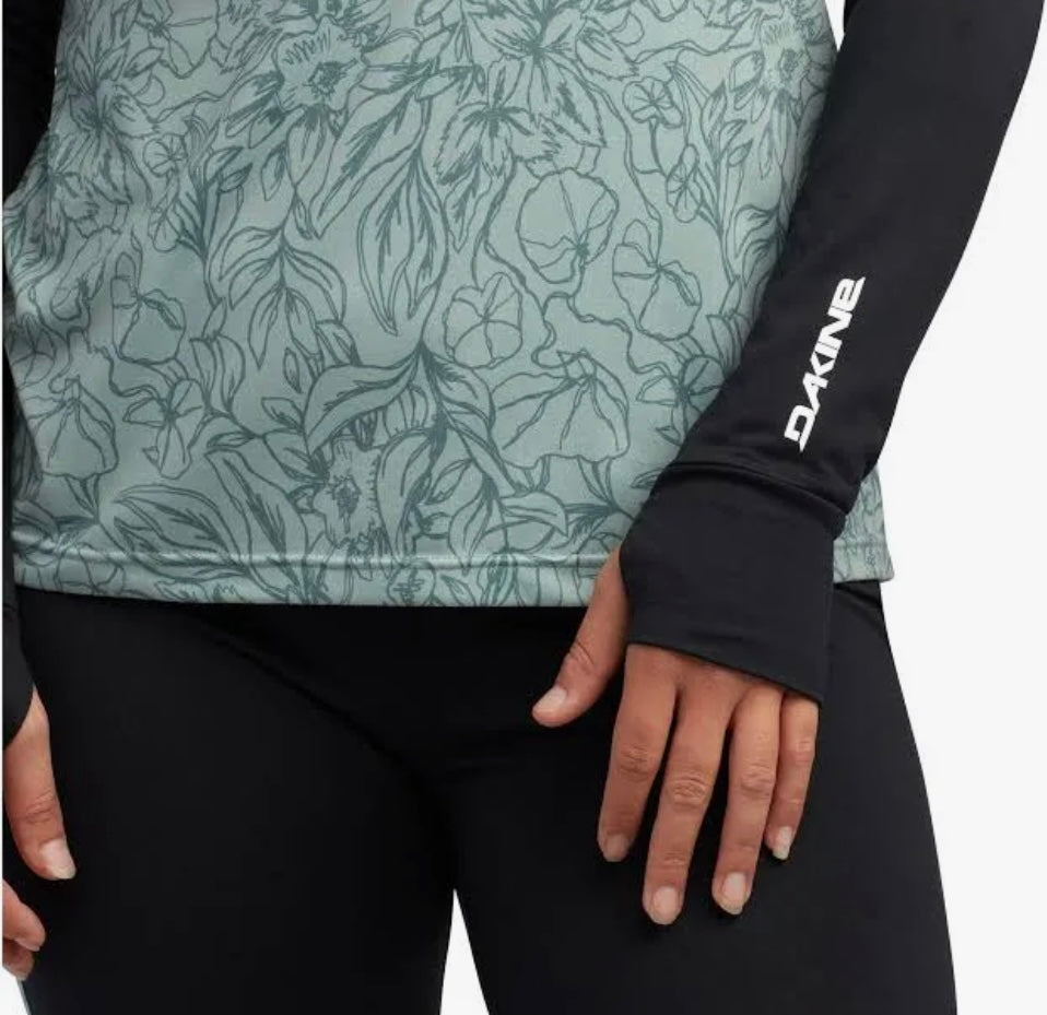 Dakine Lupine Lightweight Womens Thermal Top Poppy Black