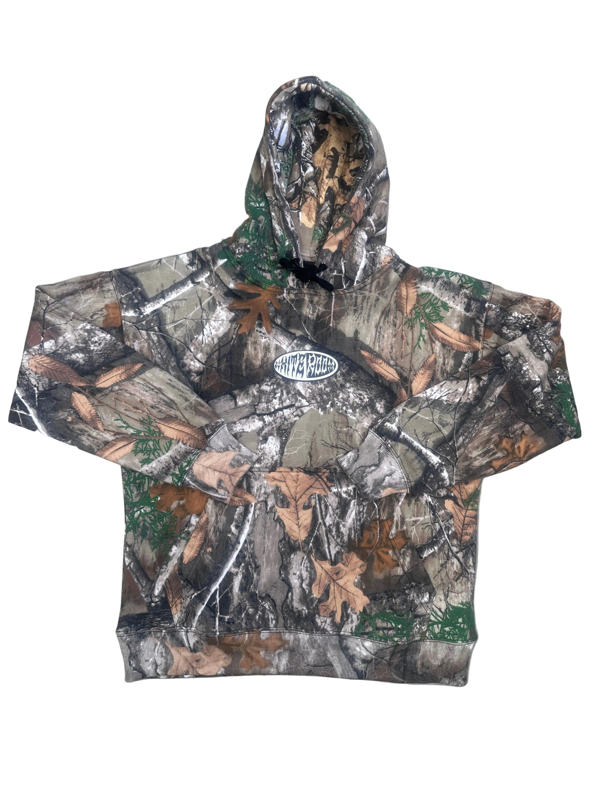 Whiteroom Tribal Hood Leaf & Tree Camo