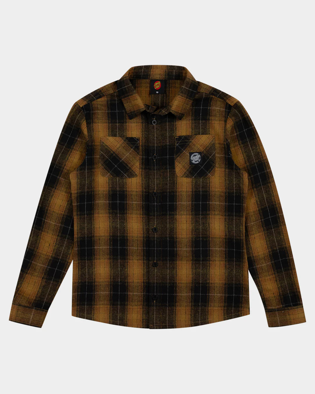 Santa Cruz MFG Axle Plaid Shirt Ginger