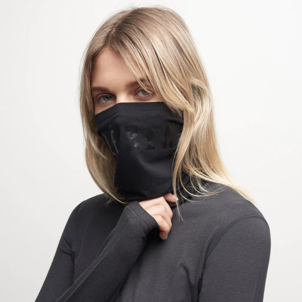 Le Bent Logo Neck Gaiter 200 Black