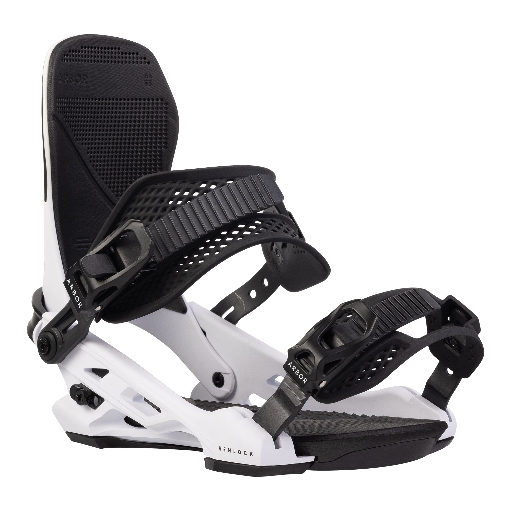 Arbor Hemlock Bindings White/Black/Boss Dog 2025 Whiteroom Snow