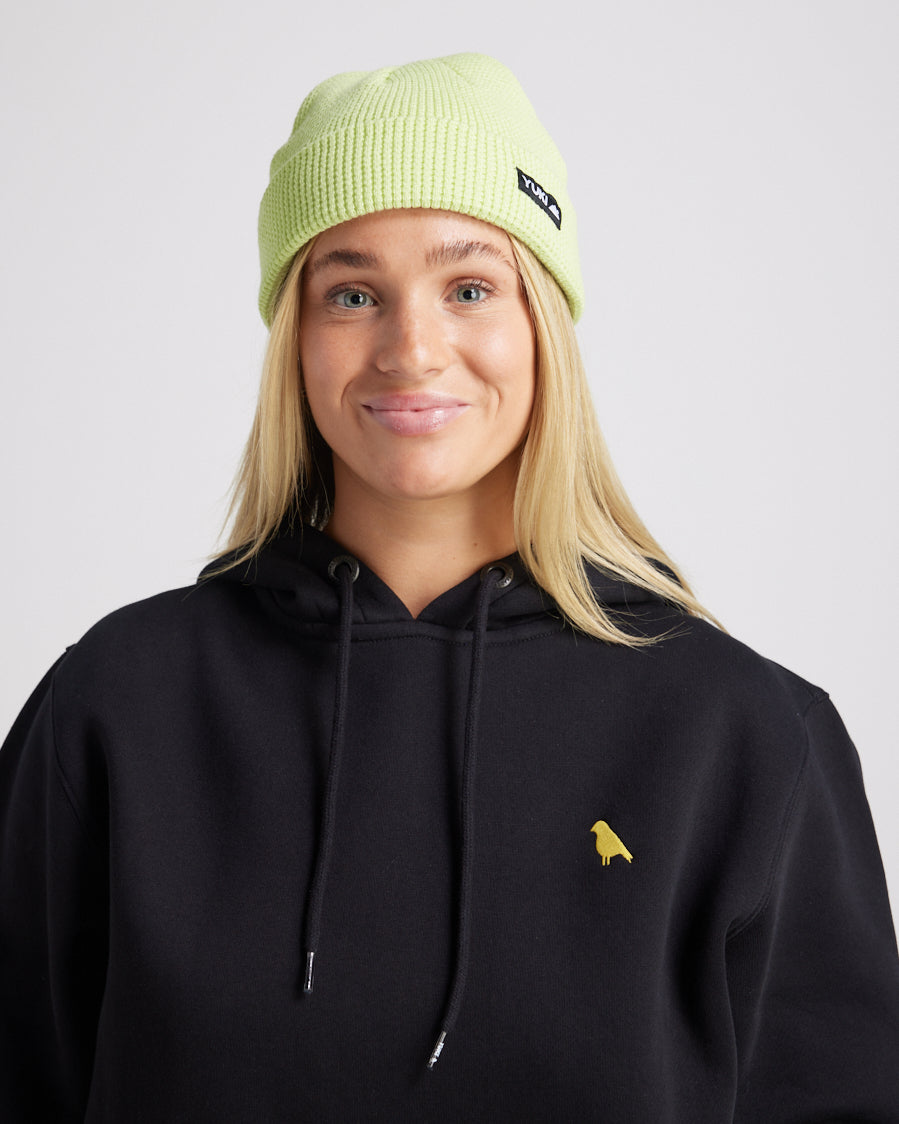 Yuki Threads Waffle Beanie Washed Jade