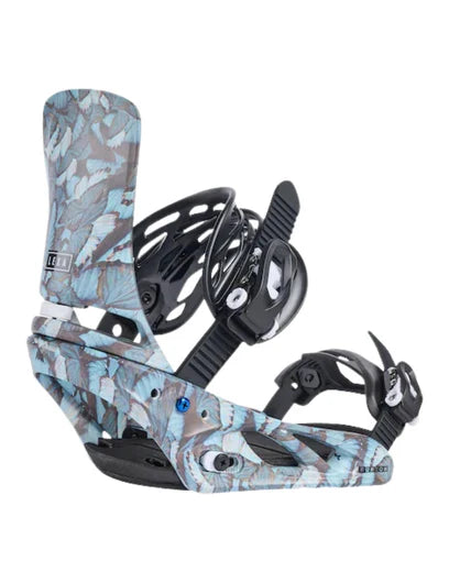 Burton Lexa Blue Butterflies Bindings