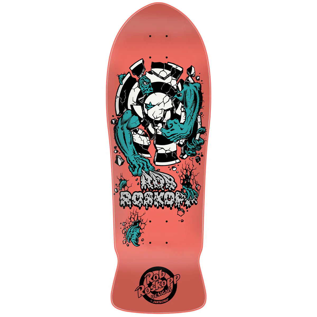 Santa Cruz Rob Roskopp Three Reissue Skateboard Deck