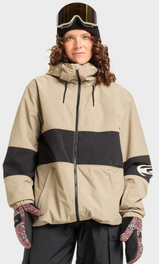 Quiksilver High in Hood Jacket Fallen Rock Black