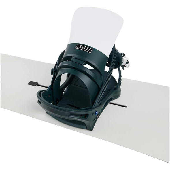 Burton Cartel Bindings Deep Emerald/White