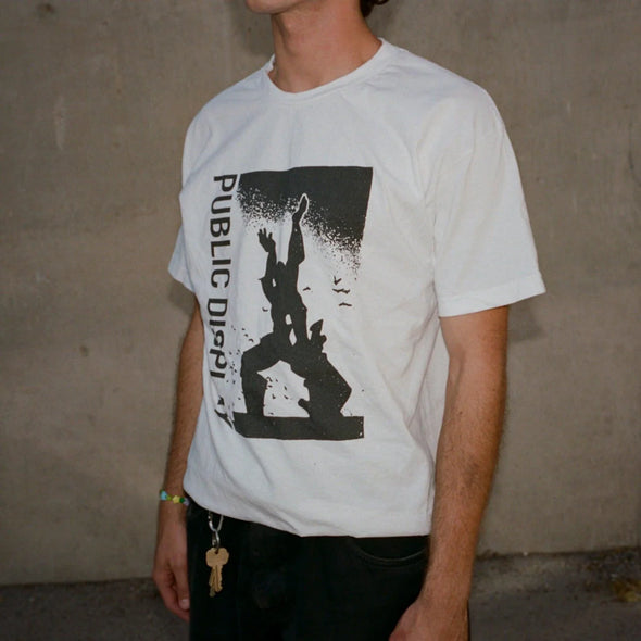 Public Display Tee White