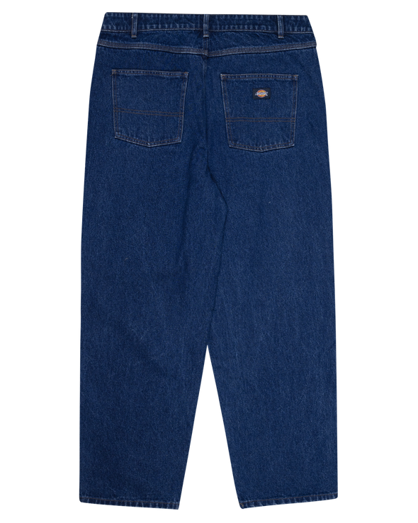 Dickies Baggy Jeans 5 Pocket Work Jeans Stone Washed Indigo