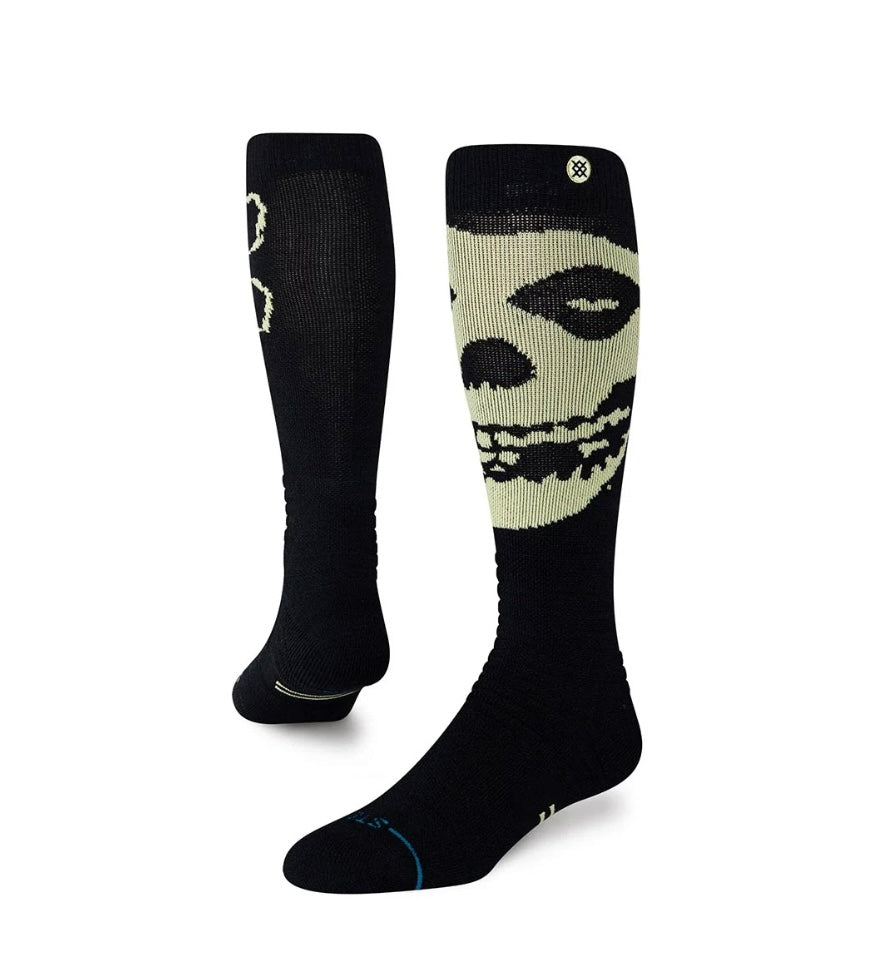 Stance Medium Performance Wool Snow Socks Misfits Black