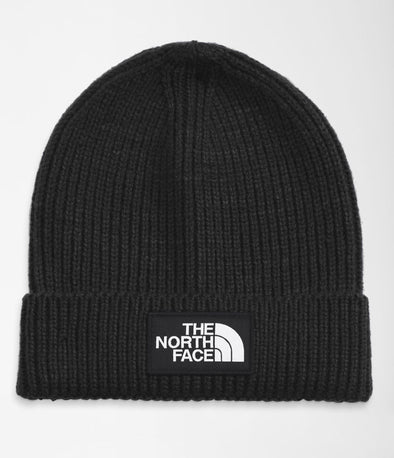 The North Face Kids Logo Box Cuffed Beanie Black