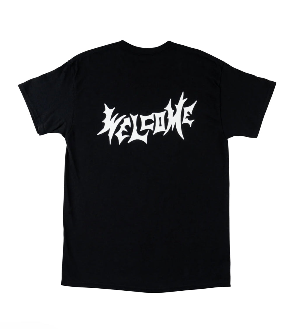 Welcome Twin Vamp Tee Black