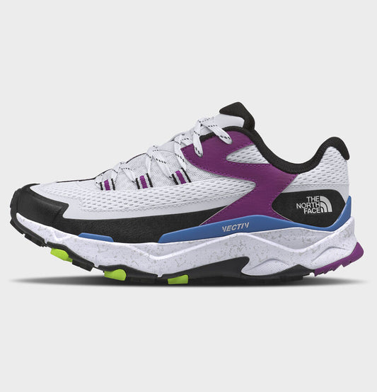 North Face Women’s Vectiv Taraval Shoes White/Purple Cactus Flower