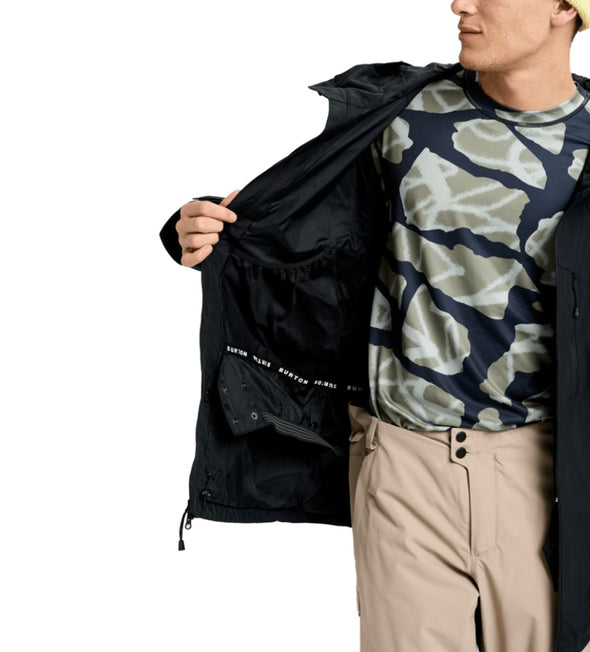 Burton Mens Reserve 2L Jacket True Black 2026
