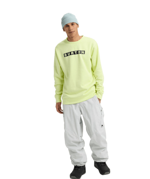 Burton Mens Reserve 2L Relaxed Pants Gray Cloud 2026