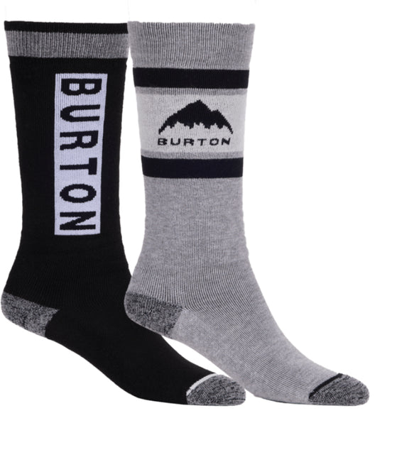 Burton Kid’s Weekend Midweight Socks 2PK True Black 2025