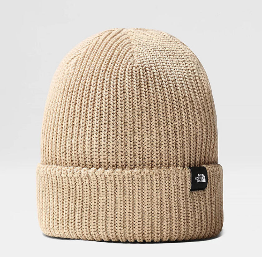 North Face Fisherman Beanie Khaki Stone