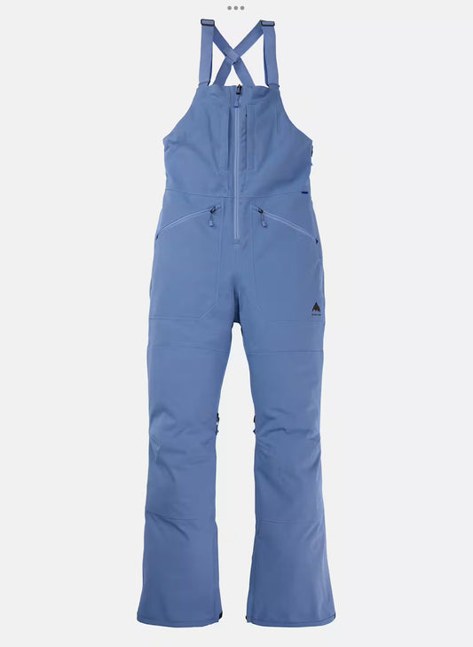 Burton Womens Reserve 2L Bib Pant Slate Blue