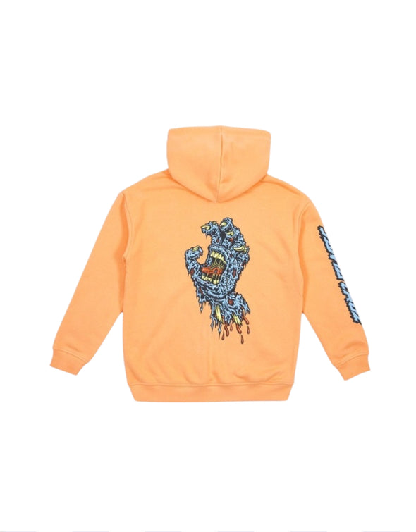 Santa Cruz Youth Decaying Hand Hoodie Orange (Youth)