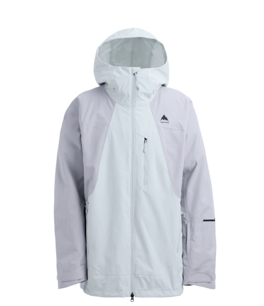 Burton Mens Reserve 2L Jacket Gray Cloud/White Lavender 2026