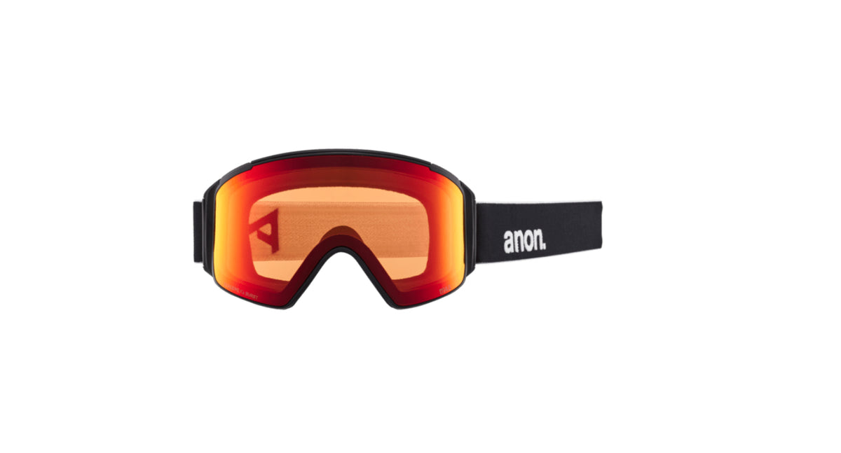 Anon M4.S Cylindrical Black Perceive Sunny Red + Cloudy Burst Goggles