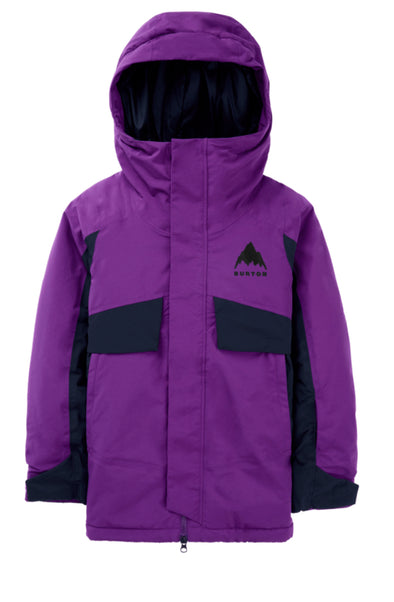 Burton Kids’ Ascutney 2L Jacket Imperial Purple/True Black 2025